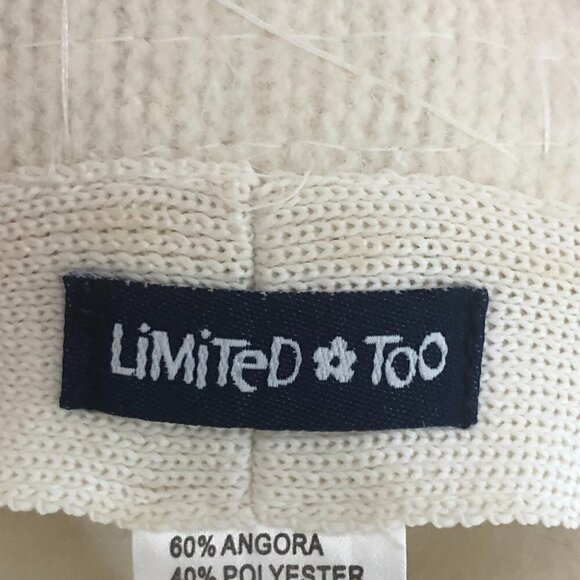 Limited Too Bucket Angora Blend Sequined Bucket Hat - Picture 2 of 4